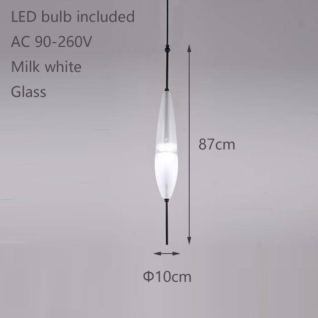 Suspension goutte bleue en verre moderne | Marco Lucetti F / Blanc / Fédération de russie