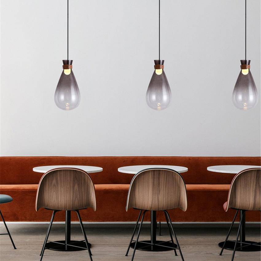 Suspension "Goutte de Verre Fumé" Sitting | Marco Lucetti