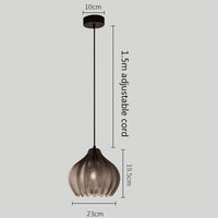 Suspension Guezra en verre fumé - Design contemporain | Marco Lucetti B - Gris