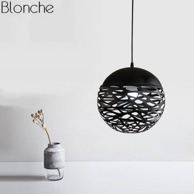 Suspension Hollow : Design Moderne et Troué | Marco Lucetti Noir / 20cm