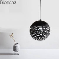 Suspension Hollow : Design Moderne et Troué | Marco Lucetti Noir / 20cm