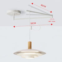 Suspension HomeDesign pour Table à manger et Cuisine - Bras oscillant Plafonnier Suspendu  | Marco Lucetti