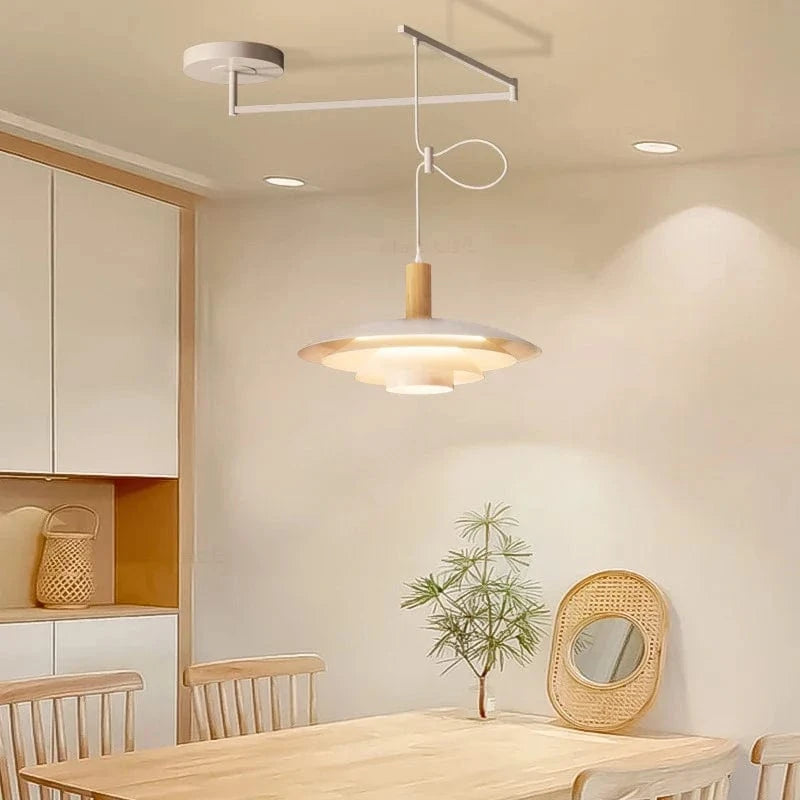 Suspension HomeDesign pour Table à manger et Cuisine - Bras oscillant Plafonnier Suspendu  | Marco Lucetti