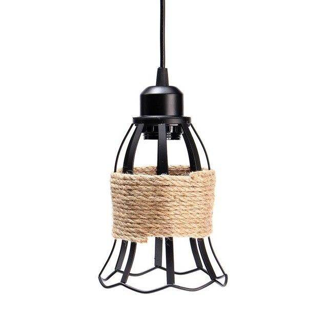 Suspension industriel en métal avec cordage | Marco Lucetti
