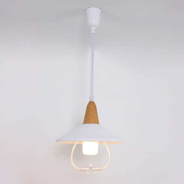 Suspension industrielle Casilda Conique Plate | Marco Lucetti Blanc / 20W - Chaude