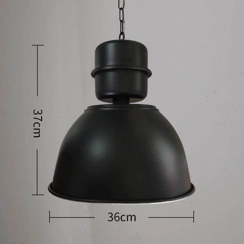 Suspension Industrielle Chic | Marco Lucetti Noir