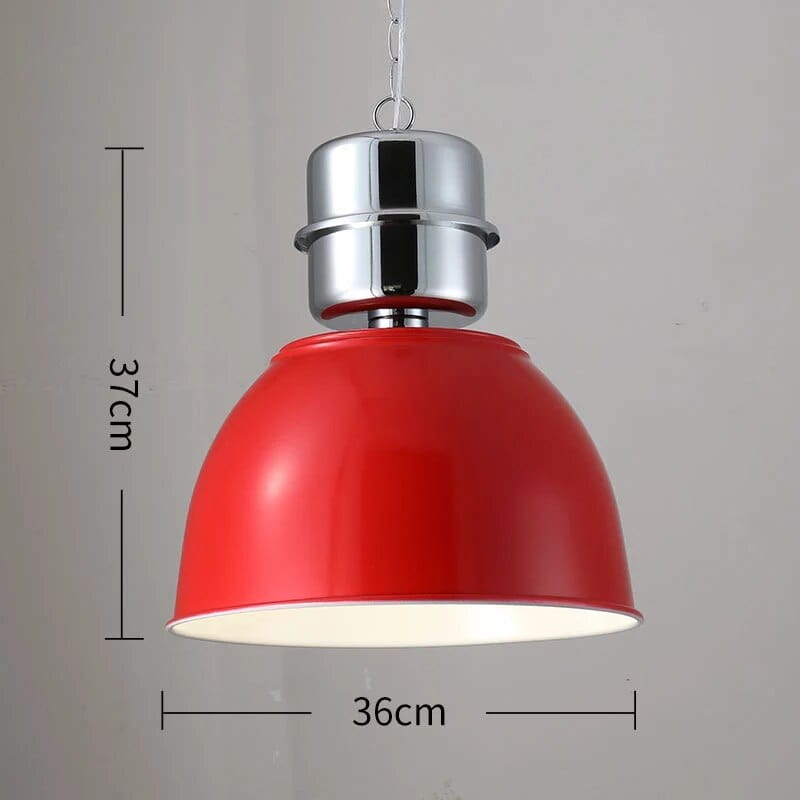 Suspension Industrielle Chic | Marco Lucetti Rouge