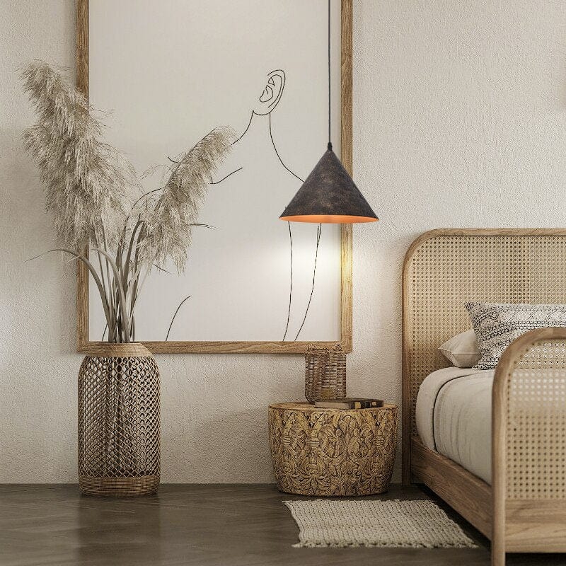 Suspension Industrielle Conique Rouille Homas | Marco Lucetti