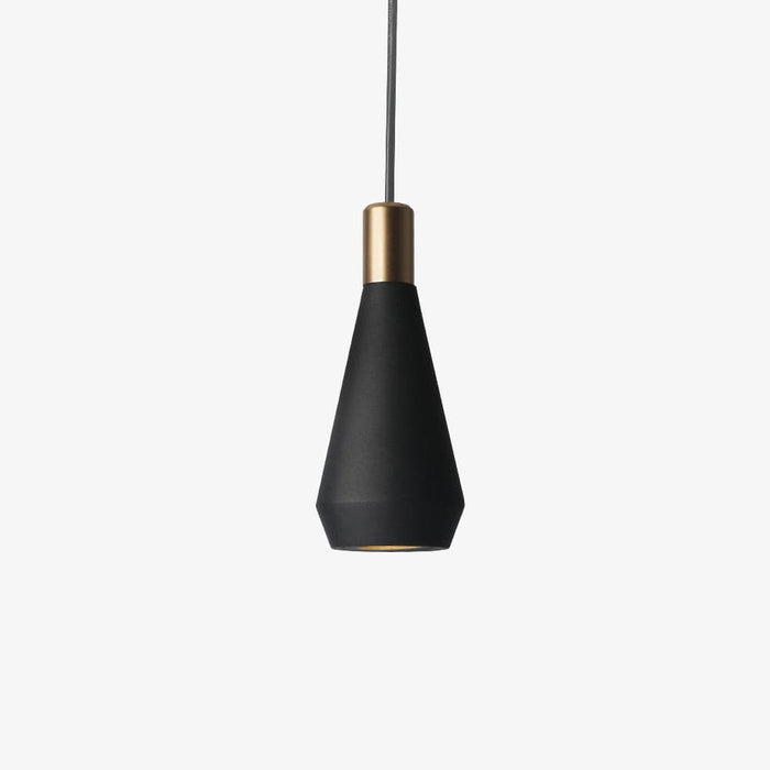 Suspension industrielle conique Tarifa - Un design unique. | Marco Lucetti Noir