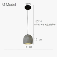 Suspension industrielle en béton au style rétro loft | Marco Lucetti