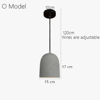 Suspension industrielle en béton au style rétro loft | Marco Lucetti