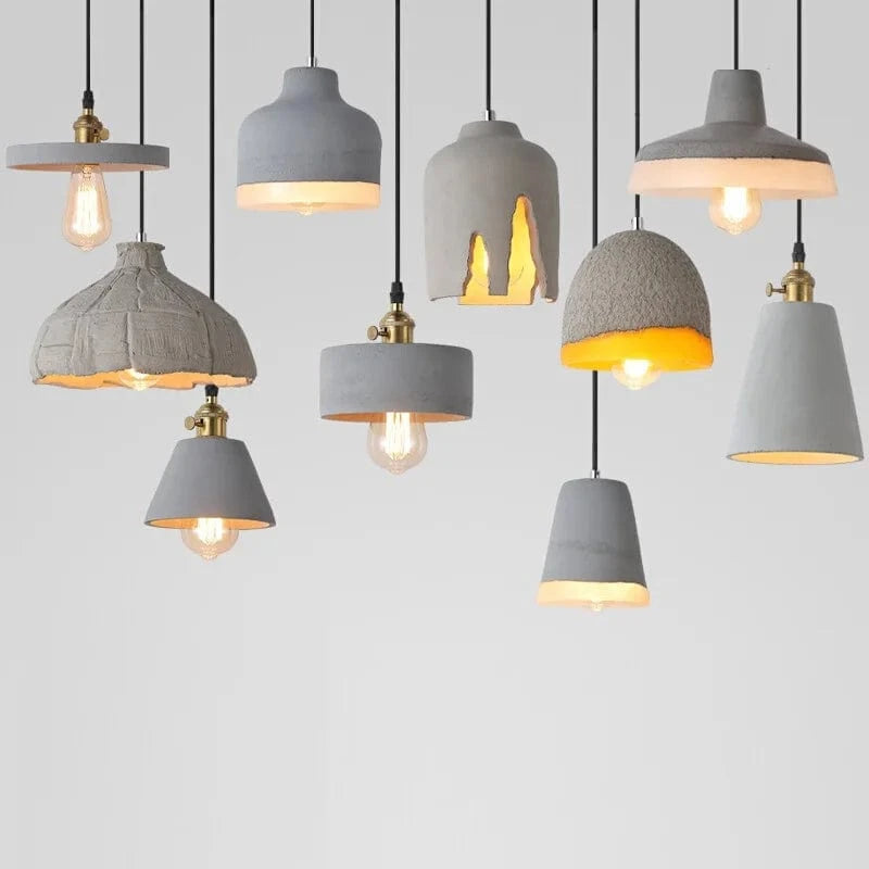 Suspension industrielle en béton au style rétro loft | Marco Lucetti