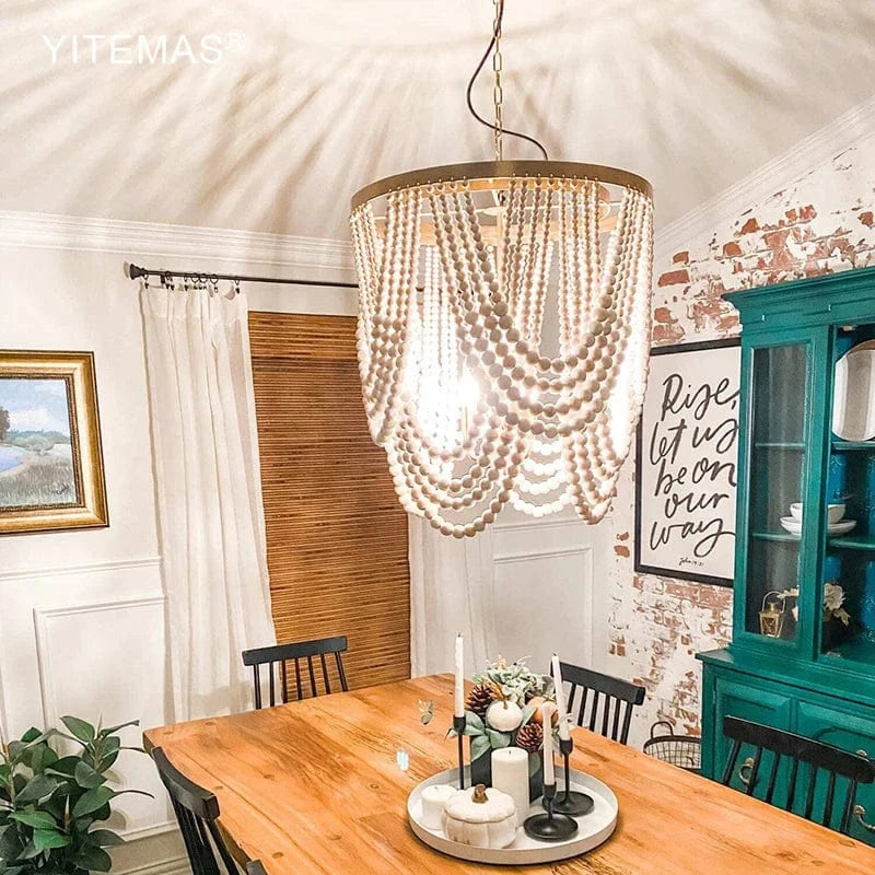 Suspension industrielle en bois style rétro | Marco Lucetti