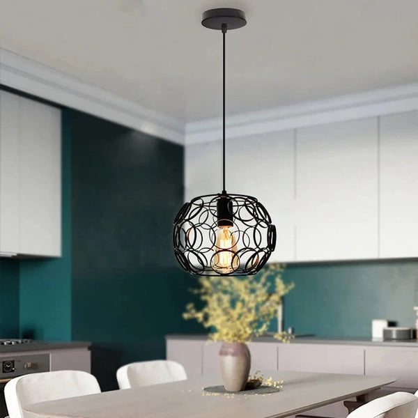 Suspension industrielle en fer au design vintage | Marco Lucetti