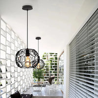 Suspension industrielle en fer au design vintage | Marco Lucetti