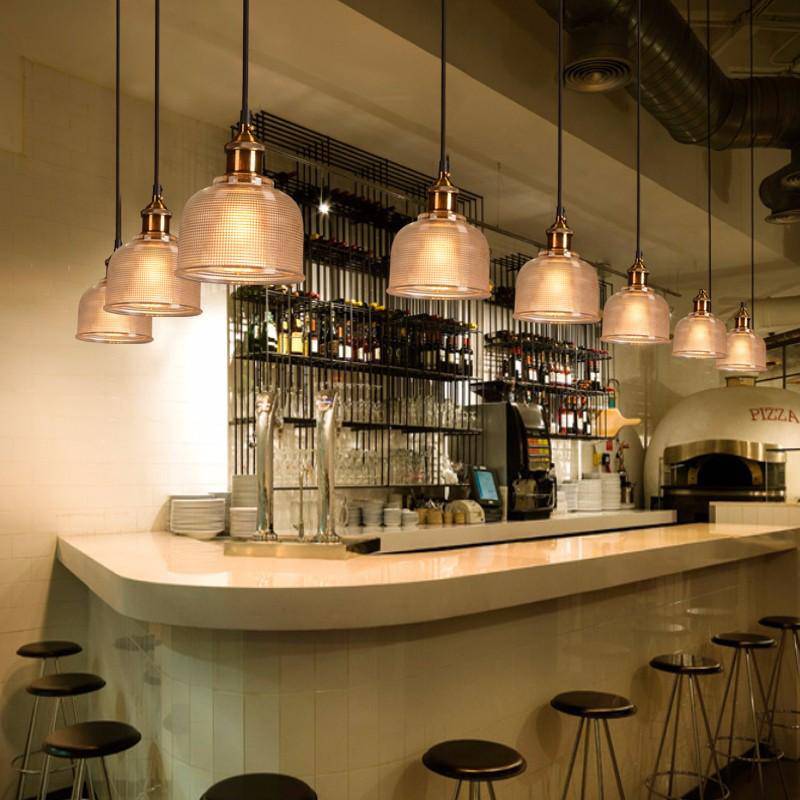 Suspension industrielle en verre grainé Bowl | Marco Lucetti