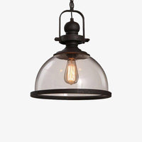 Suspension LED Loft en verre industrielle
