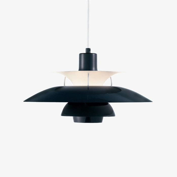 Suspension industrielle LED colorée Barnaby | Marco Lucetti A - Noir / D50cm