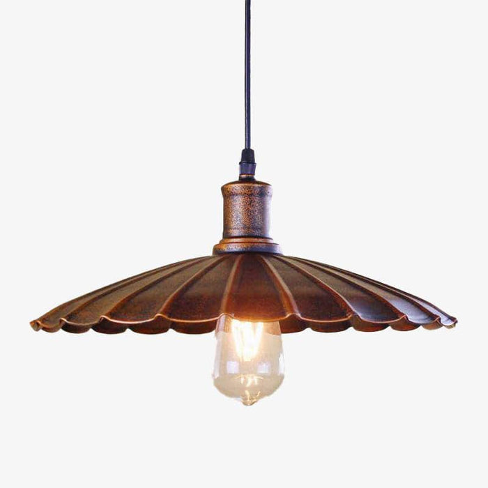 Suspension industrielle LED cuivrée Loft | Marco Lucetti
