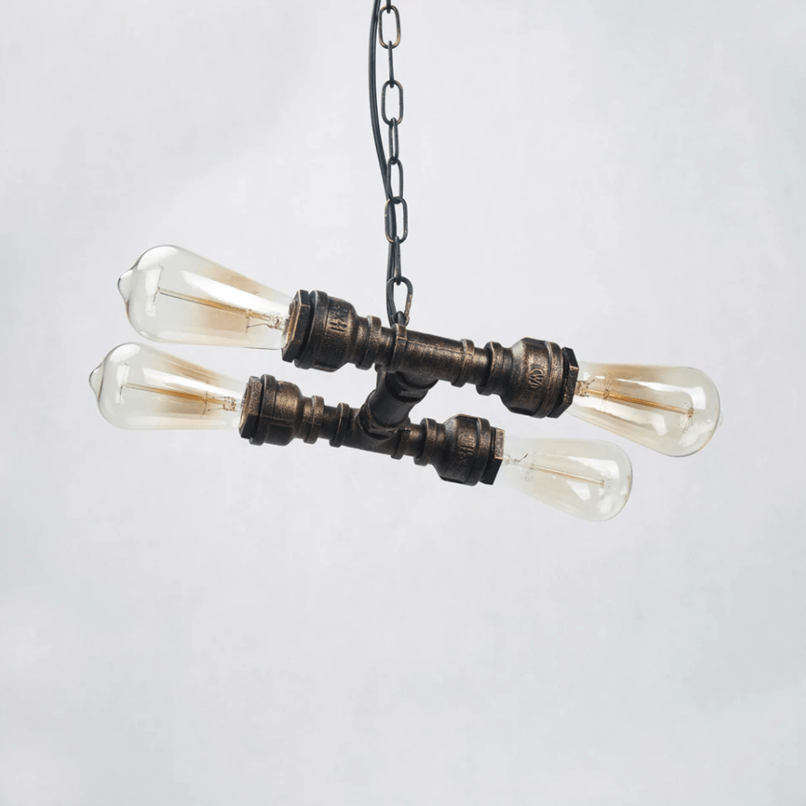 Suspension industrielle LED en métal - Style Retro | Marco Lucetti