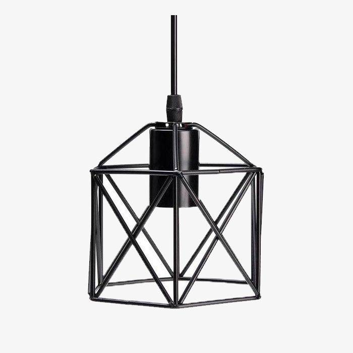 Suspension industrielle métal hexagonale | Marco Lucetti