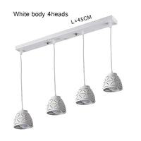 Suspension industrielle noir en métal. | Marco Lucetti B063-4L / Ampoule non incluse