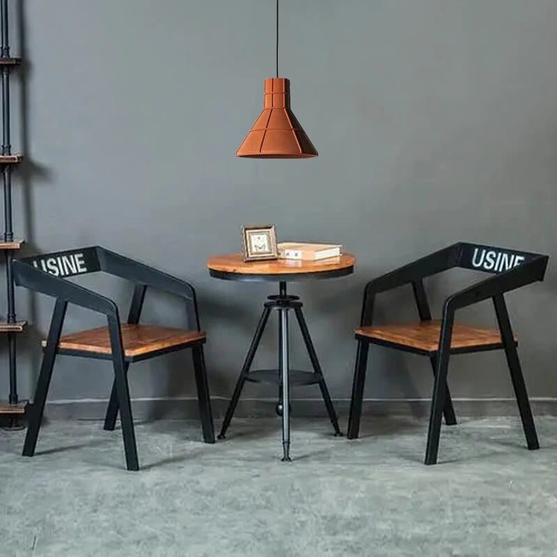 Suspension industrielle orange créative | Marco Lucetti