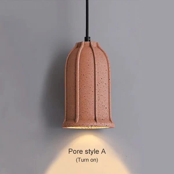 Suspension industrielle orange créative | Marco Lucetti Pore A