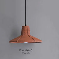 Suspension industrielle orange créative | Marco Lucetti Pore C