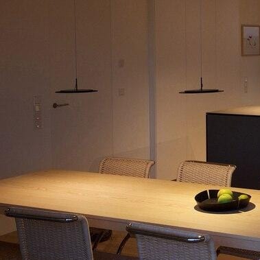 Suspension industrielle Paula Double Abat-jour Plat | Marco Lucetti