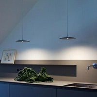 Suspension industrielle Paula Double Abat-jour Plat | Marco Lucetti