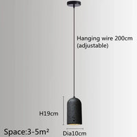 Suspension Industrielle Rétro Luminaire LED Nordique pour Bar Salle À Manger Chambre | Marco Lucetti B / Blanc froid