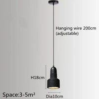 Suspension Industrielle Rétro Luminaire LED Nordique pour Bar Salle À Manger Chambre | Marco Lucetti E / Blanc froid