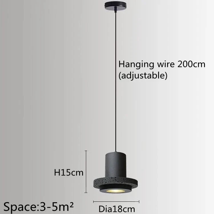 Suspension Industrielle Rétro Luminaire LED Nordique pour Bar Salle À Manger Chambre | Marco Lucetti J. / Blanc froid