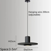 Suspension Industrielle Rétro Luminaire LED Nordique pour Bar Salle À Manger Chambre | Marco Lucetti L / Blanc froid