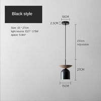 Suspension industrielle Soren en dôme. | Marco Lucetti Noir - D15xH27cm