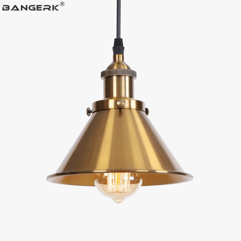 Suspension Industrielle Vintage avec Abat-jour en Fer | Marco Lucetti