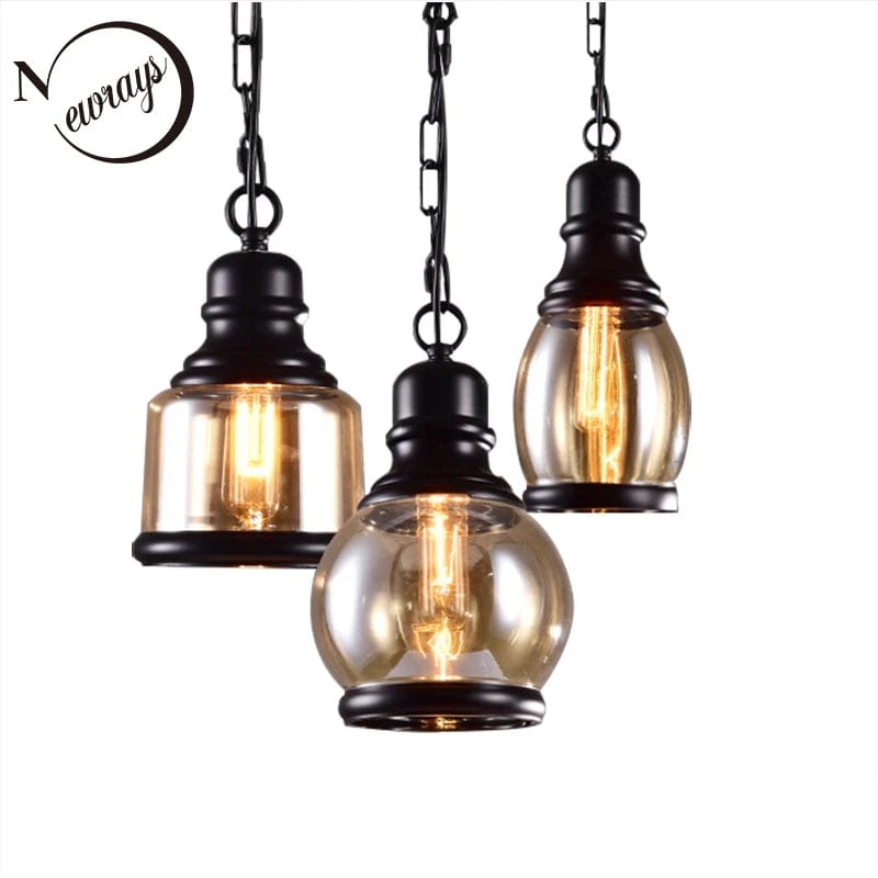 Suspension industrielle vintage pour loft rétro - 3 styles | Marco Lucetti