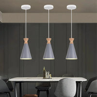 Suspension intérieure LED  Nordique Moderne en Bois - Luminaire Design pour Maison, Cuisine, Chambre et Salon | Marco Lucetti