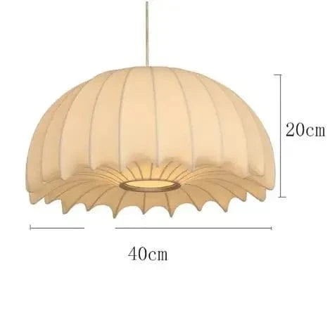 Suspension italienne en soie de luxe | Marco Lucetti A-Dia-40cm / Lumière froide