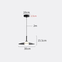 Suspension italienne minimaliste pour salle à manger | Marco Lucetti D30cm / 3 couleurs