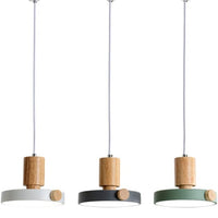 Suspension Izore en bois et métal fin | Marco Lucetti