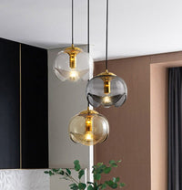 Suspension Janice : Design unique avec abat-jour en verre | Marco Lucetti