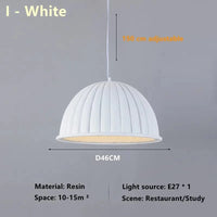 Suspension Japonais créatif Wabi Sabi Art Vent Table à manger Restaurant Matériau chambre Chevet Café Modèle Maison Décor | Marco Lucetti Je-Blanc / Lumière trichromatique