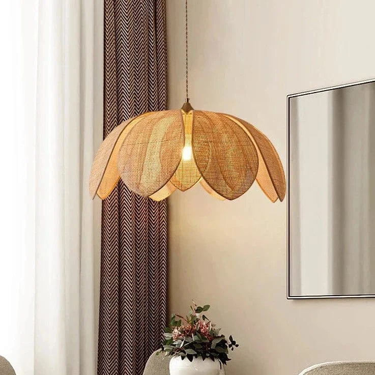 Suspension Japonais en rotin, design cannage. | Marco Lucetti