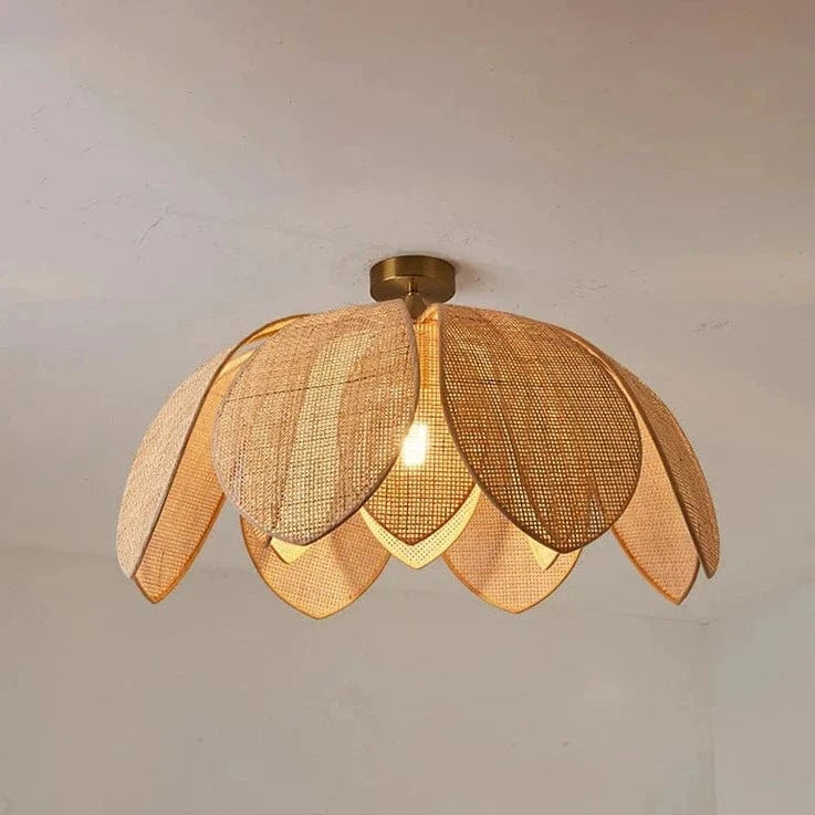 Suspension Japonais en rotin, design cannage. | Marco Lucetti