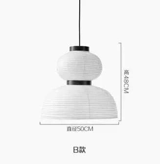 Suspension Japonais Zen | Marco Lucetti P50cm H48cm / Blanc froid