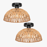 Suspension japonaise en rotin tricoté - Luminaria | Marco Lucetti