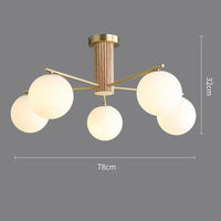 Suspension japonaise rétro MagiBamboo | Marco Lucetti 5 Plafond en caoutchouc