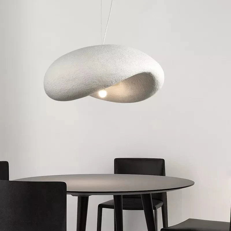 Suspension japonaise Wabi Sabi en ligne blanche pour chambre de restaurant de style nordique | Marco Lucetti Dia40CM